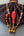 Vessel With Amulet Drawstring - Red Cinnabar Fish