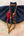 Vessel With Amulet Drawstring - Red Cinnabar Fish