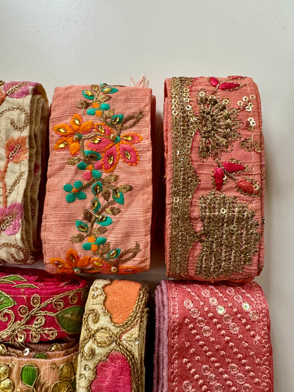 Twilight Bazaar II - Embroidered Indian Trims Bundle