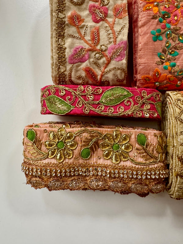 Twilight Bazaar II - Embroidered Indian Trims Bundle