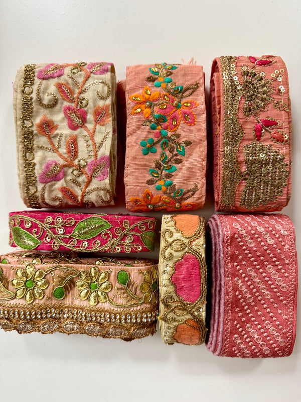Twilight Bazaar II - Embroidered Indian Trims Bundle