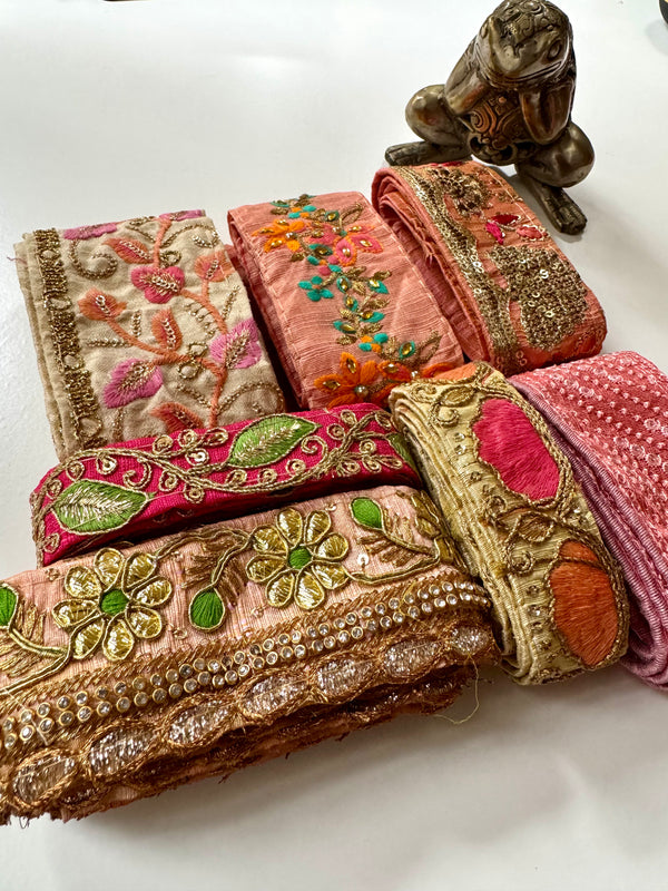 Twilight Bazaar II - Embroidered Indian Trims Bundle