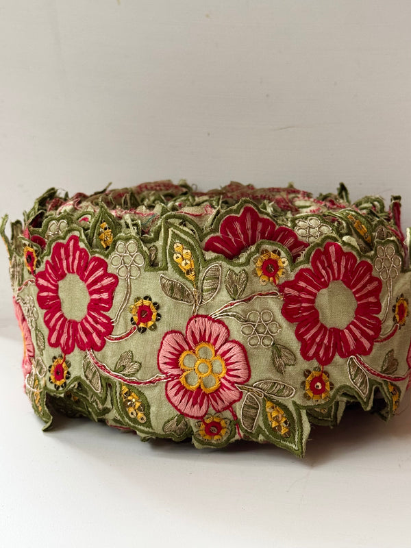 Embroidered Trim - Rosie Trellis