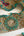 Embroidered Trim - Turquoise Gala