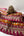 Embroidered Trim - Fuchsia Dancer