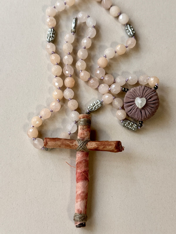 Rosary - Hand Knotted Agate Gems