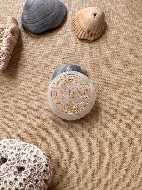 Vessel & Decision Stone - YES NO Quartz Disc