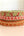 Embroidered Trims - Mint Eggshell Orange