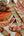 Embroidered Trims - Mint Eggshell Orange