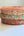 Embroidered Trims - Peach Eggshell Fuchsia