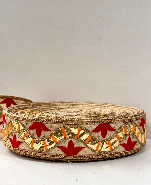 Embroidered Trim - Deco Jester
