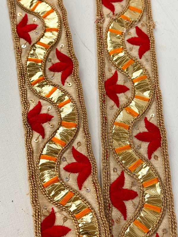 Embroidered Trim - Deco Jester